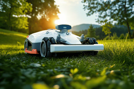 Installation robot tondeuse LUBA 2 AWD 5000 à Grenoble